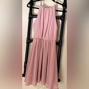 Lush Blush Pink Mini Dress